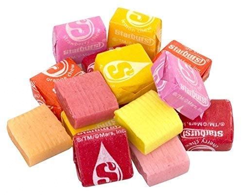 Star Burst Original Chewy Candy - 6lbs - Star Burst Original Soft Chews Fruit Candies - Bulk Family Size Assortment Pack - Indiv