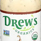 Drews All-Natural Salad Dressing And 10 Minute Marinade Roasted Garlic & Peppercorn 12-Ounce Bottle
