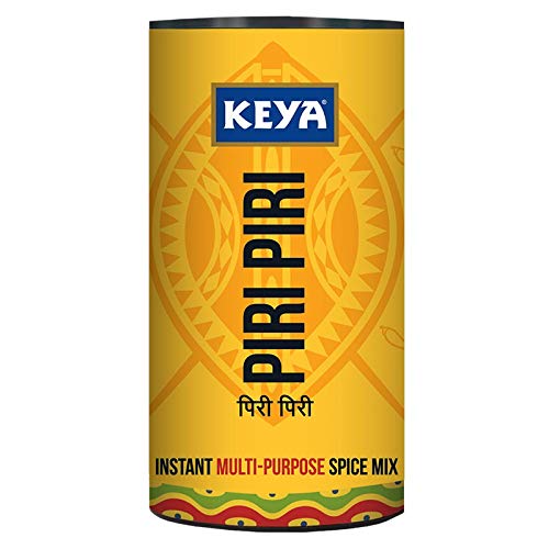 Keya Piri Piri Seasoning 80 Grams (2.8 Oz) - Vegetarian India - Instant Multi Purpose Spice Mix