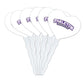 GRAPHICS & MORE Cupcake Picks Set of 6, Acrylic, Heart Design, Tarleton State University, One Size