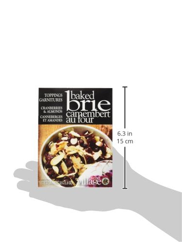 Gourmet du Village Baked Brie Topping Mix - Cranberries & Almonds, Model GBRIECA, 11.51 cm x 2.21 cm x 15.59 cm