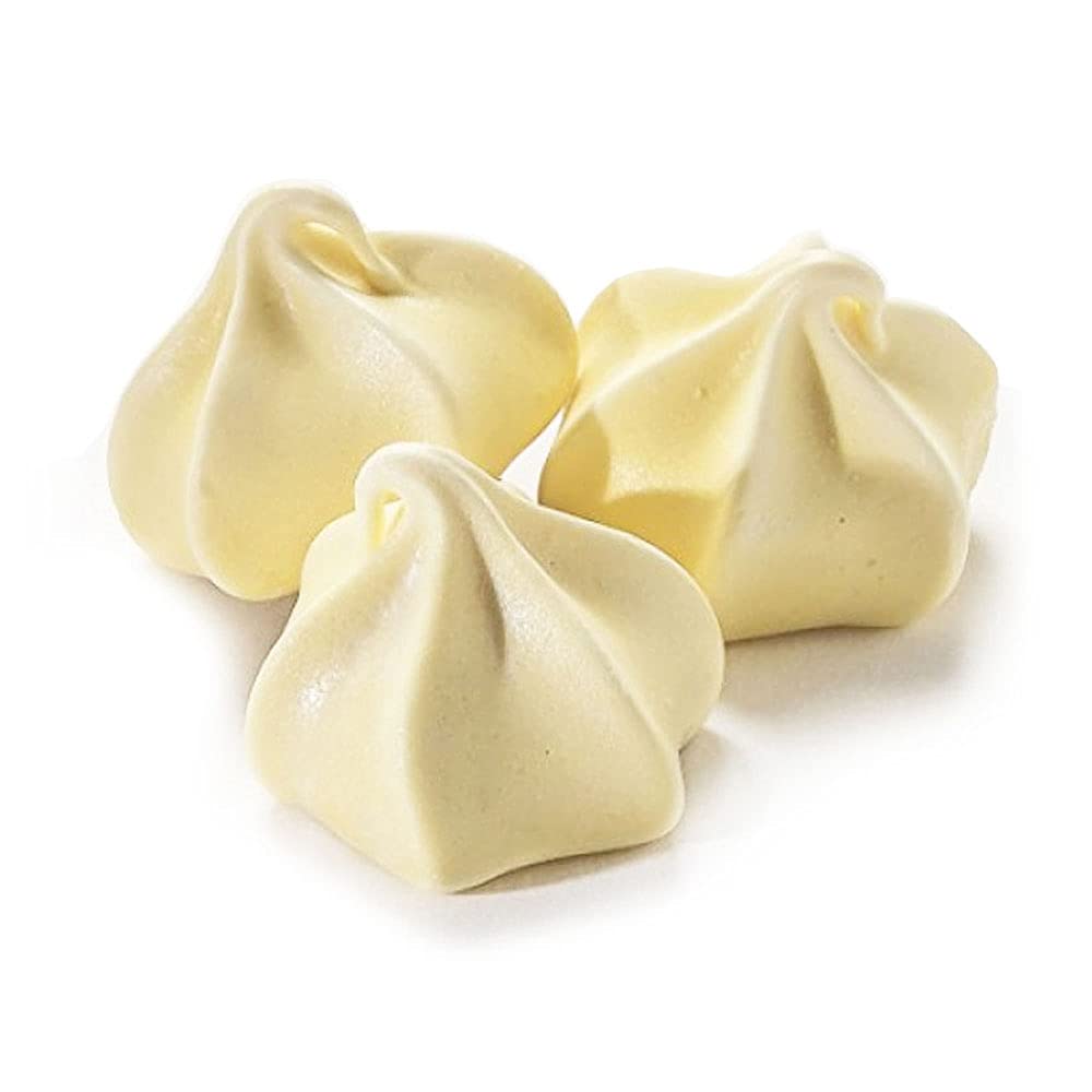 Krunchy Melts Original Meringue Cookies, Lemon Flavor, Fat Free, Gluten Free, 4 Oz, Yellow