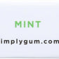 Simplygum Gum Mint Natural 15 Pc