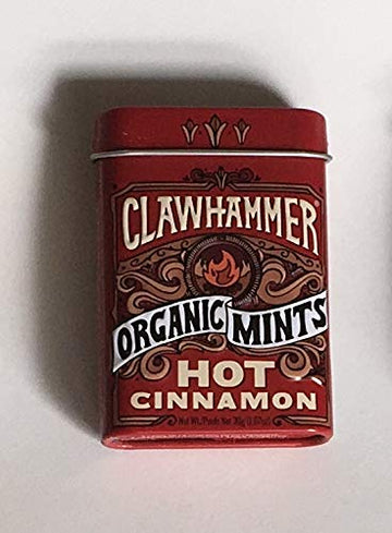 Clawhammer Organic Hot Cinnamon Mints, 30 Gr