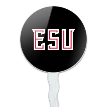 Graphics & More East Stroudsburg University Of Pennsylvania Secondary Logo Cupcake Picks Toppers Decoration Set Of 6