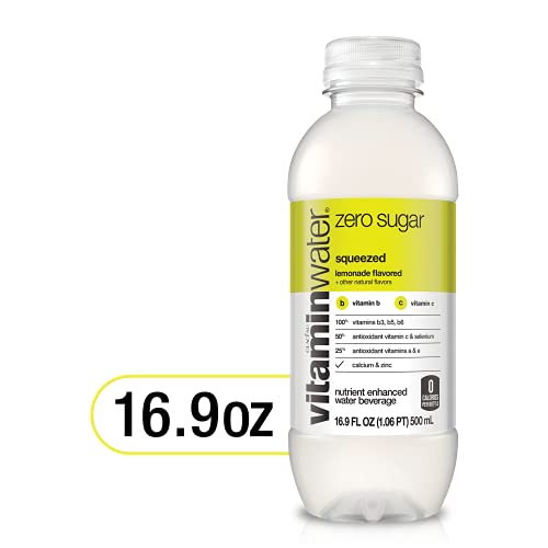 vitaminwater zero Squeezed, 16.9 fl oz, 6 Pack
