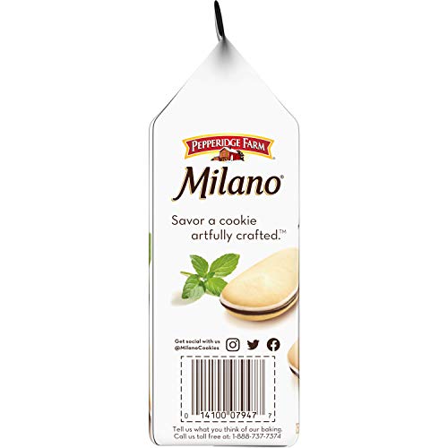 Pepperidge Farm Milano Mint Cookies, 7 Oz Bag, Pack Of 3