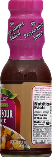 Kikkoman Sweet & Sour Sauce, 12 oz