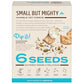 The Humble Seed Grain Free Crackers, Sea Salt, Plant-Based, Paleo Friendly, Gluten Free & Non-GMO, 4.25 Ounce (Pack of 6)