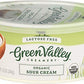 Green Valley Lactose Free Organic Sour Cream, 12 Ounce tub