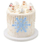 Winter Animal Friends - Penguin, Fox, Snowman, Reindeer, And Polar Bear Edible Sugar Cake Toppers, 12 Count
