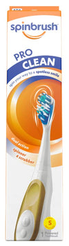 Spinbrush Pro Ultra White Powdered Toothbrush, Soft (Pack Of 2)
