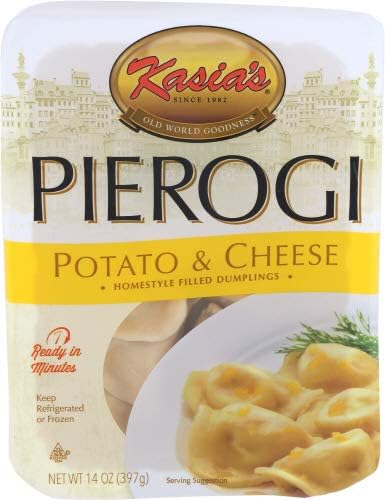 KASIAS Pierogi, Potato/Cheese, 14 Ounce (Pack of 6)