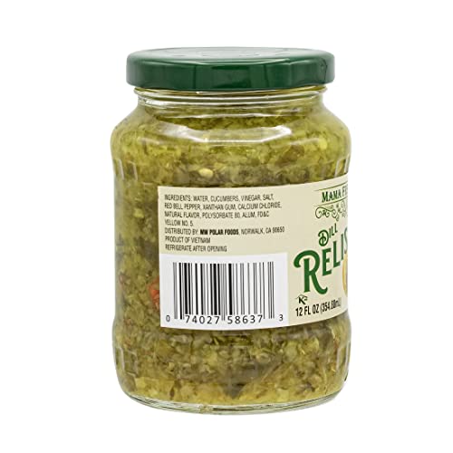 Mama Fresca Dill Relish 12 Fl Oz Jar (Pack Of 12)