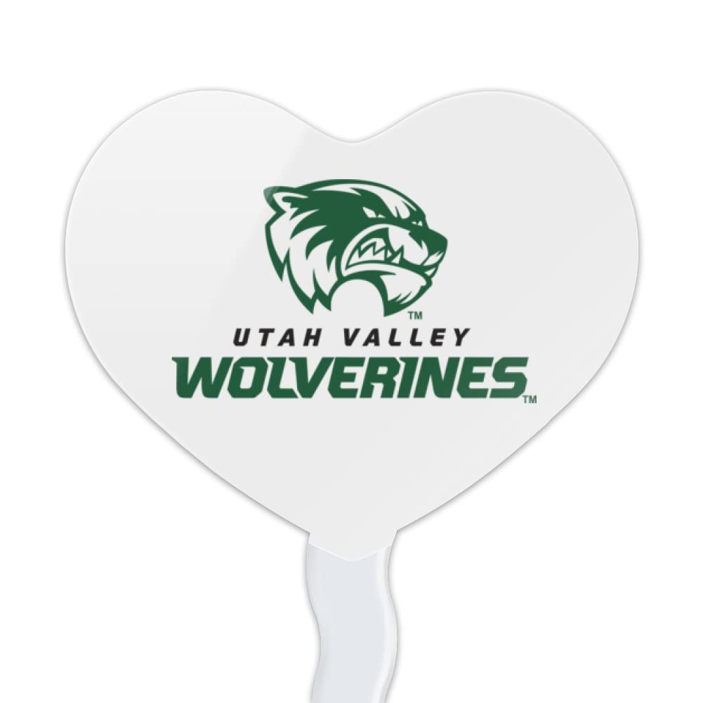 GRAPHICS & MORE Acrylic Cupcake Picks Set of 6 - Utah Valley University Secondary Logo