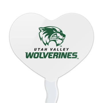 GRAPHICS & MORE Acrylic Cupcake Picks Set of 6 - Utah Valley University Secondary Logo