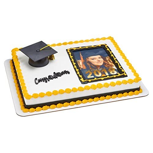 Smooth Grad Hat Layon Cake Topper