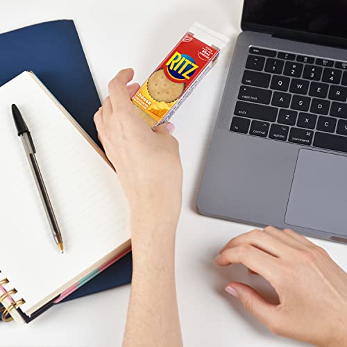 RITZ Cheese Sandwich Crackers, Family Size, 96 Snack Packs (6 Boxes, 6 Crackers Per Pack)