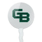 University Of Wisconsin - Green Bay Secondary Logo Cupcake Picks Toppers Decoration Set Of 6