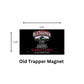 LYZAS SWEETS &   Old Trapper Double Eagle Beef Jerky Gift Set - 10.5 oz (Pack of 2) with Bonus Magnet - Old Fashioned & Spicy