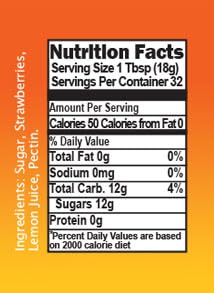 Beachsquatch Strawberry Jam, 20 Ounce Jar