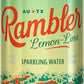 Autx Rambler Sparkling Water, Texas Limestone Mineral Blend, Lemon-Lime Flavor, 12-Ounce Cans, 12-Pack