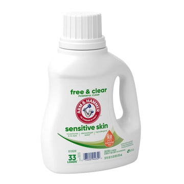 Arm & Hammer Liquid Laundry Detergent, Sensitive Skin, 33 Loads, 33 Fl Oz