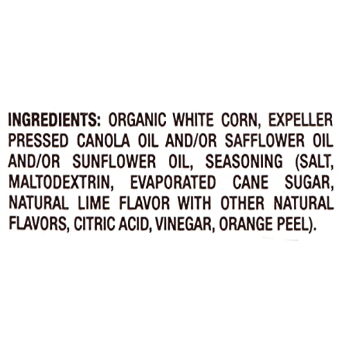 Garden Of Eatin' Tortilla Chips, Lime, White Chips With A Touch Of Lime, 5.5 Oz (Pack Of 12)