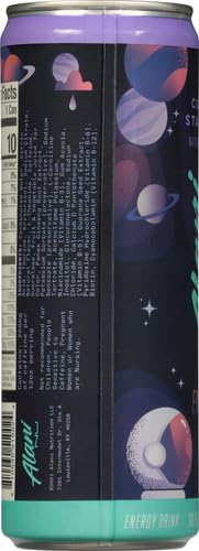 Alani Nu Energy Drink - COSMIC STARDUST, Sugar Free, 200mg Caffeine, 12 Fl Oz Cans, 12 Pack, Low Calorie, Antioxidants, Bi