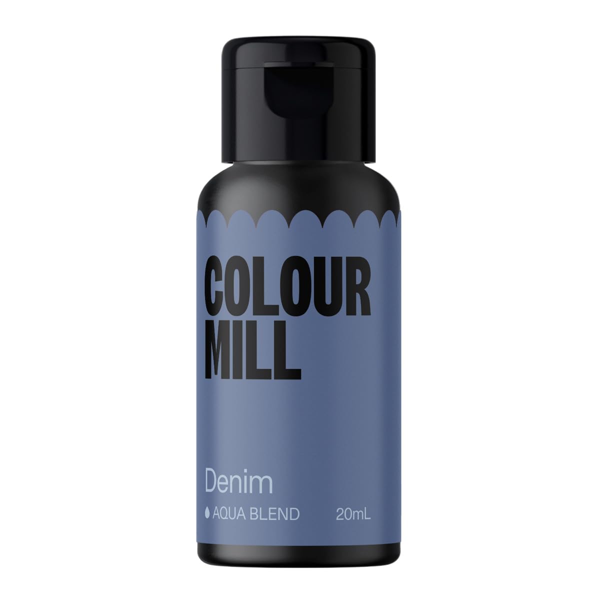 Colour Mill Aqua Blend Food Coloring, 20ml, Water-Based, Denim, CMA20DEN
