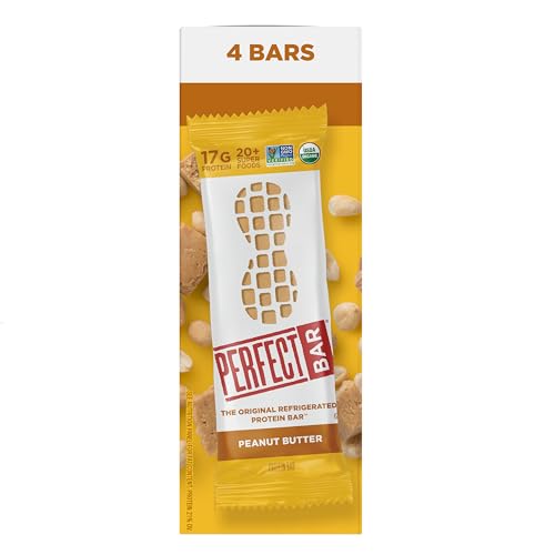 Perfect Bar Gluten-Free Peanut Butter Refrigerated Protein Bar, Organic, 4 count, 2.5 oz