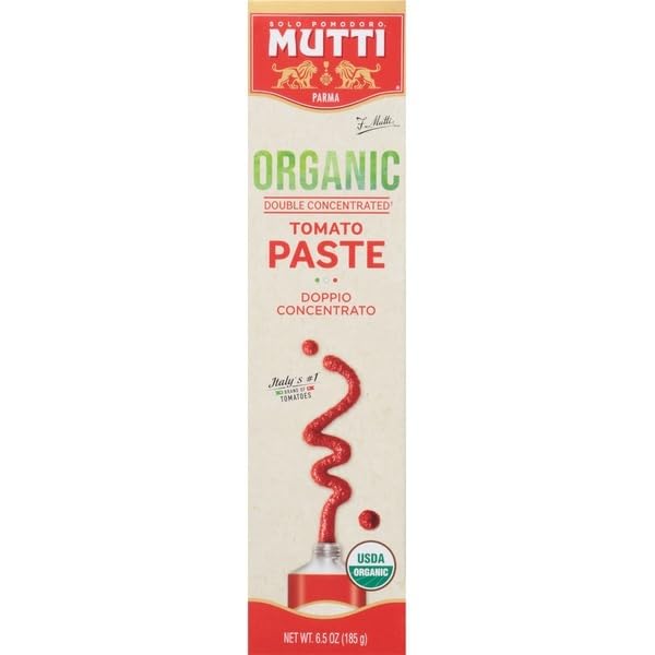 MUTTI Organic Double Concentrated Tomato Paste, 6.5 OZ