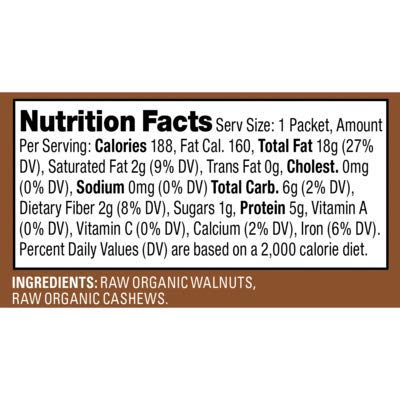 Artisana Organics Raw Walnut Butter with Cashews - No Sugar Added, Just Two Ingredients - Vegan, Paleo, Keto Friendly Snack, 1.0
