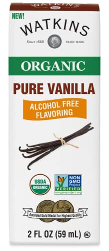 Watkins Organic Pure Vanilla Flavoring,    Free, 2 Fl Oz (Pack of 1)