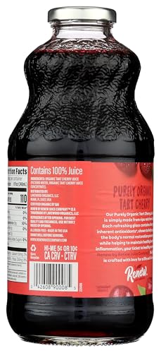 Renew Juice Company - Juice Organic Tart Cherry Juice - Case Of 6-32 Fluid Ounces