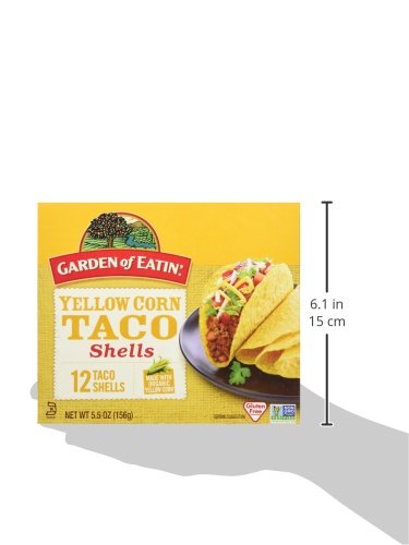 Garden of Eatin' Yellow Corn Taco Shells, 12 Count (Pack of 12)