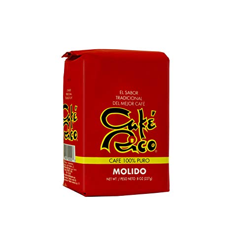 Cafe Rico Ground Regular Puerto Rican Coffee, 8 Ounce Bag (Pack Of 4)