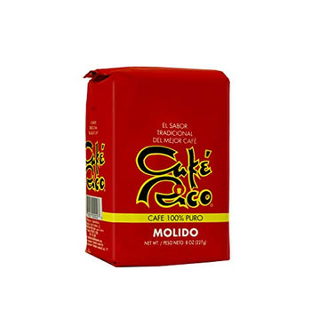Cafe Rico Ground Regular Puerto Rican Coffee, 8 Ounce Bag (Pack Of 4)