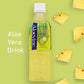 Aloevine Aloe Vera Drink Pineapple healthy juice pure with chunks of aloe l 16.9 oz. 10 pack l plant based Vegetable Korean drin