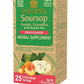 12 Pack of Hyleys Wellness Natural Soursop With Green Tea Peach Flavor - 25 Tea Bags (100% Natural, Sugar Free, Gluten Free & No