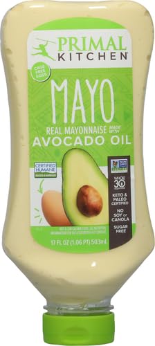 Primal Kitchen Original Mayo with Avocado Oil, 17 oz Squeeze Bottle, White