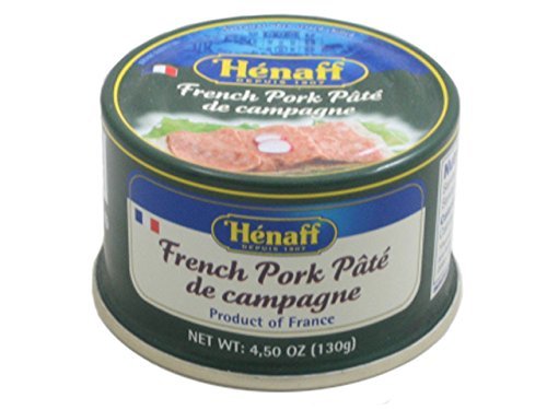 Hénaff Country Pâté, French Pork Pâté de Campagne - 130g, 4 Pack