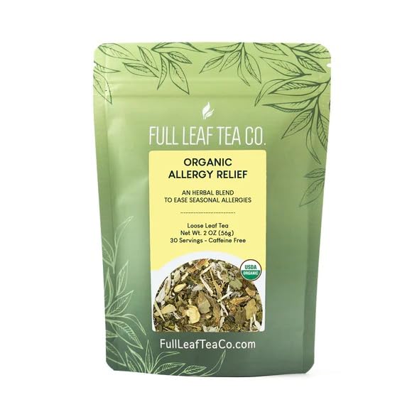 Organic Loose Leaf Tea - Allergy Relief - 2oz Bag - Full Leaf Tea Co.