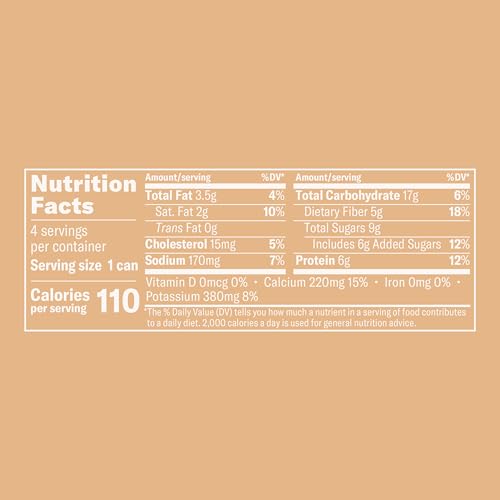 La Colombe Vanilla Draft Latte - 9 Fl. Oz. 4 Pack - 100% Arabica, Single-Origin, Brazilian Cold Brew Coffee With Lactose-Free Foamy Milk, Enhanced Coffee On The Go, 115Mg Natural Caffeine