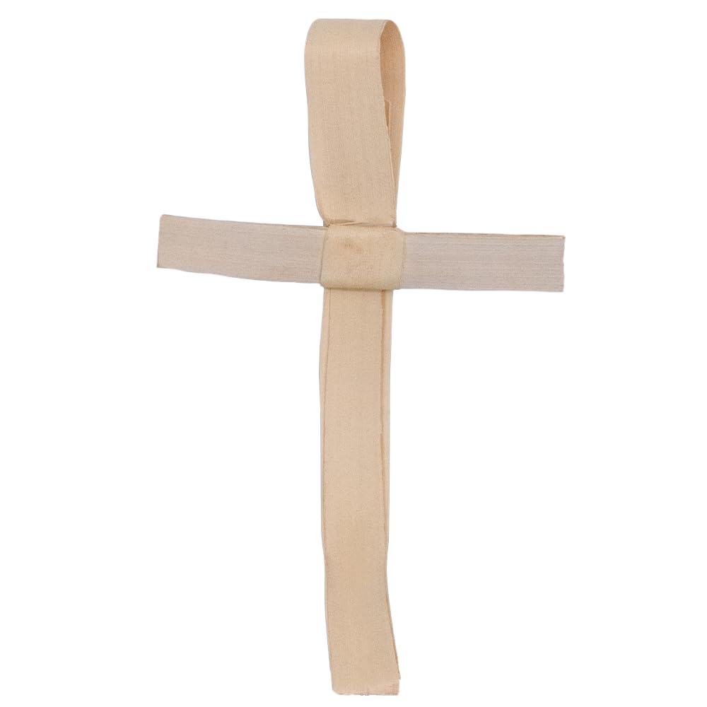 VILLAGE GIFT IMPORTERS Dried Palm Sunday Crosses | Pack of 25 | African Outreach Pre-Made Palm Crosses | for Palm Sunday Church