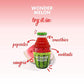 Wonder Melon Organic Watermelon Juice, Cold Pressed, (Variety 6 Pack) 3 Watermelon With Basil Cucumber & 3 Watermelon With Lemon