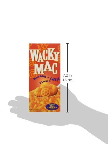 FOULDS Wacky Mac Macaroni & Cheese Dinner, 5.5-Ounce Boxes, Pack of 8