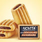 Mulino Bianco Nascondini 330G - Authentic Italian Biscuits With Hidden Chocolate Cream Filling - Perfect Snack Or Coffee Compani