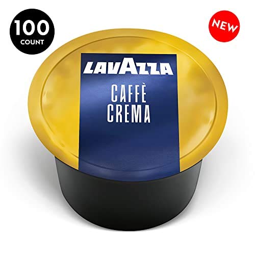 Lavazza Blue Single Espresso Coffee compact pieces, 100 Count, 100% Arabica, Blended in Italy, Sweet Biscuit and Jasmine Notes