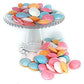 LYZAS SWEETS &   Sour Satellite Wafers - Edible Saucers Filled with Sour Candy Powder - Gift Pack of 3, 1.23 oz. Bags